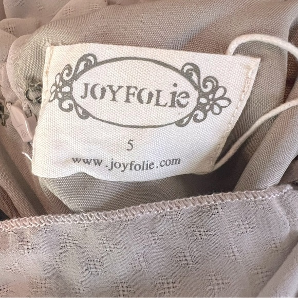 Joyfolie | Cottagecore Photo Shoot Tiered Maxi Sylviane Dress in Light Taupe | 5 - Picture 12 of 15
